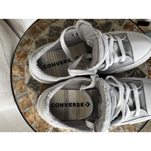 Converse Chuck Taylor Low Top Wolf Grey | Women’s 7 | Style 564331F - Picture 12 of 13